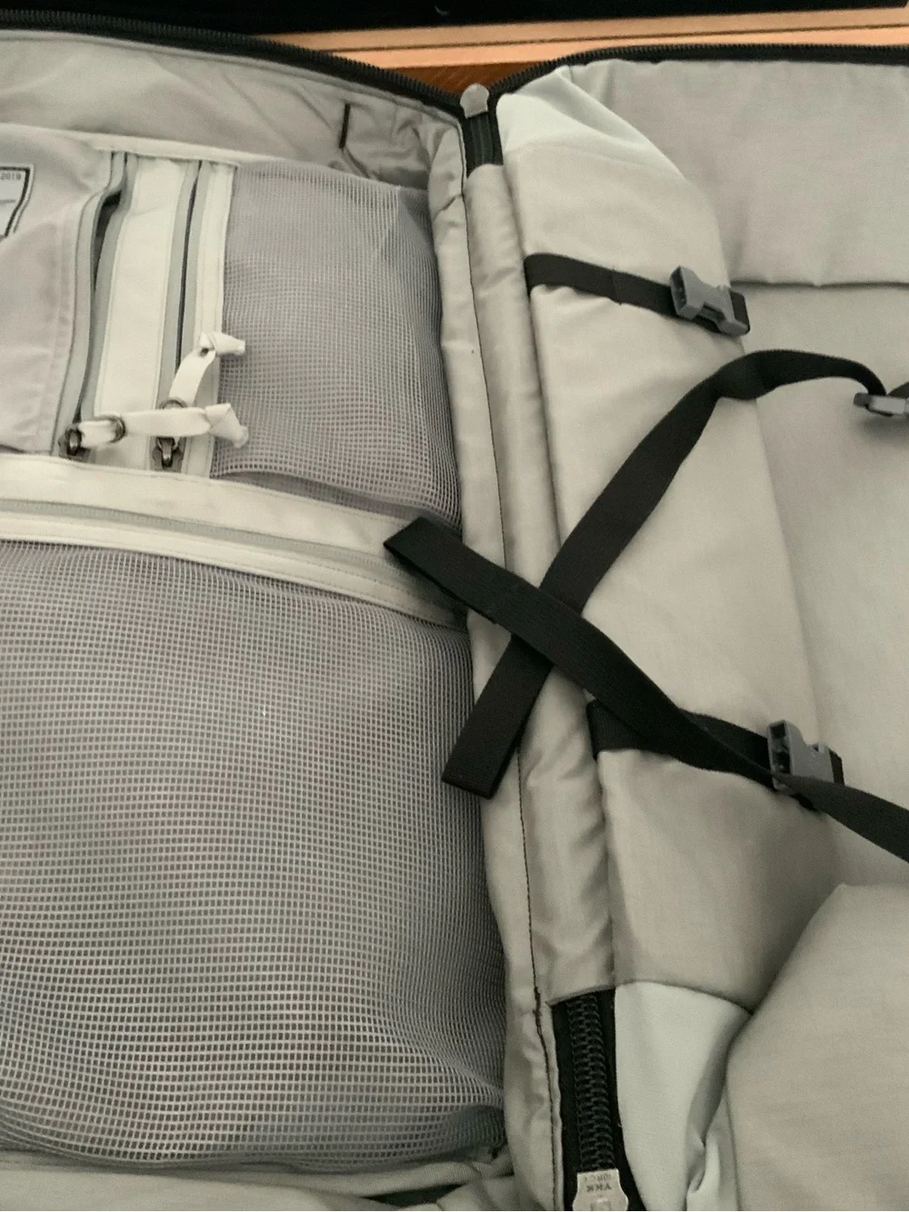 Men's Black Padded Backpack - Everyday Travel Pack